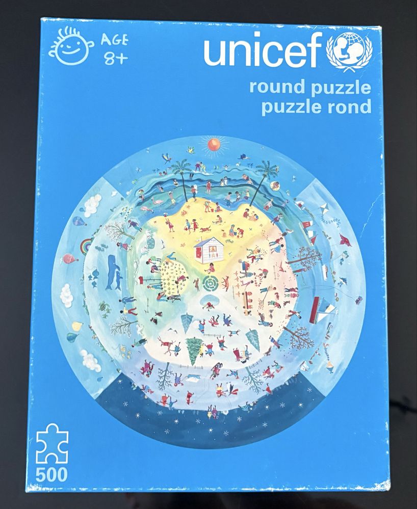 Винтидж пъзел на UNICEF