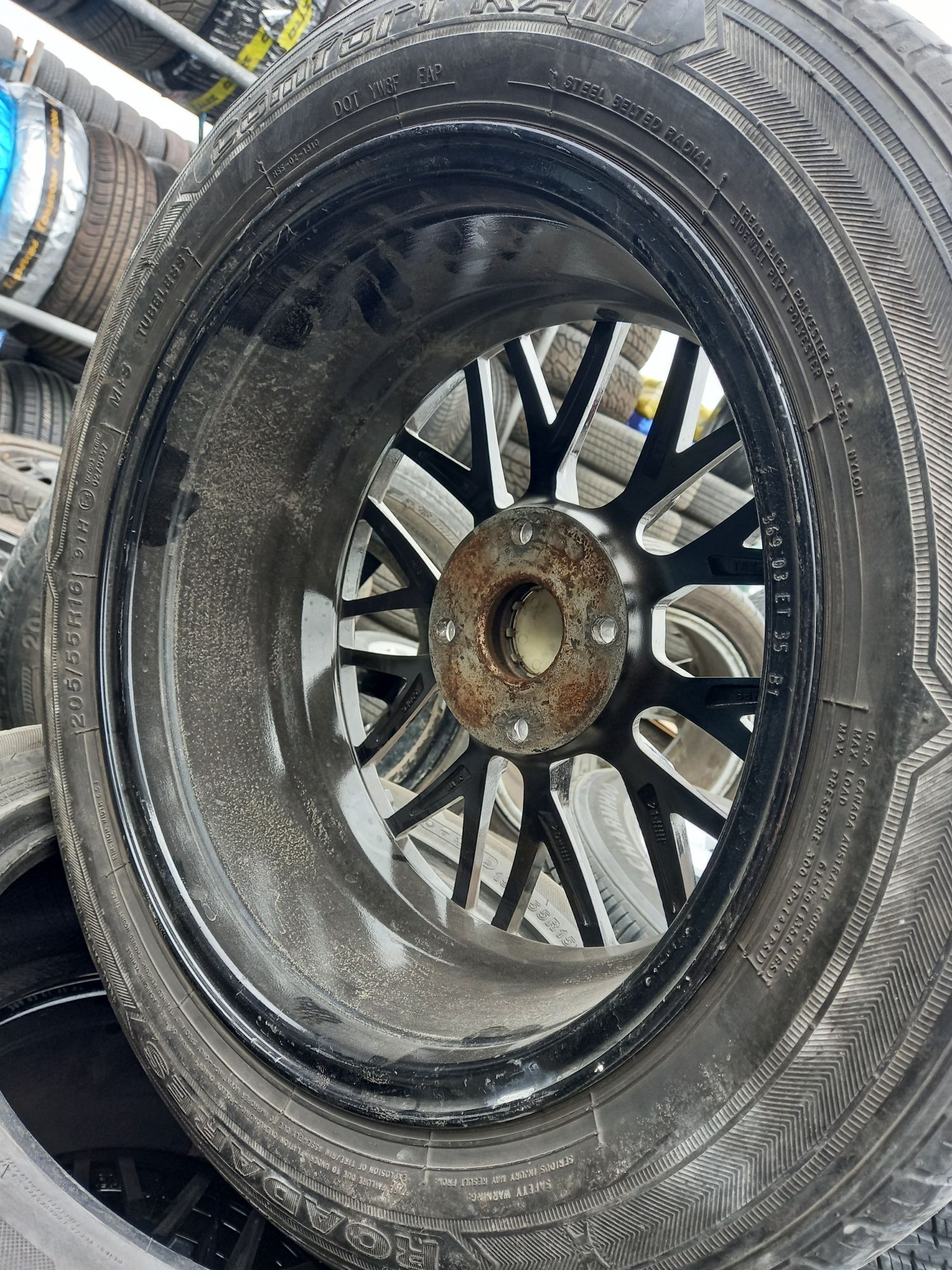 Vossen black 250$ Комплект 4 шт диск+шина Состояние идеально от Жентра