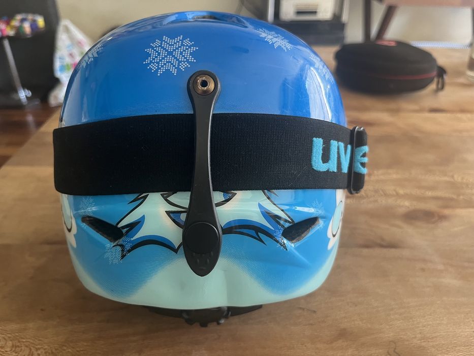детска ски каска Uvec и маска Uvex 48-52 cm