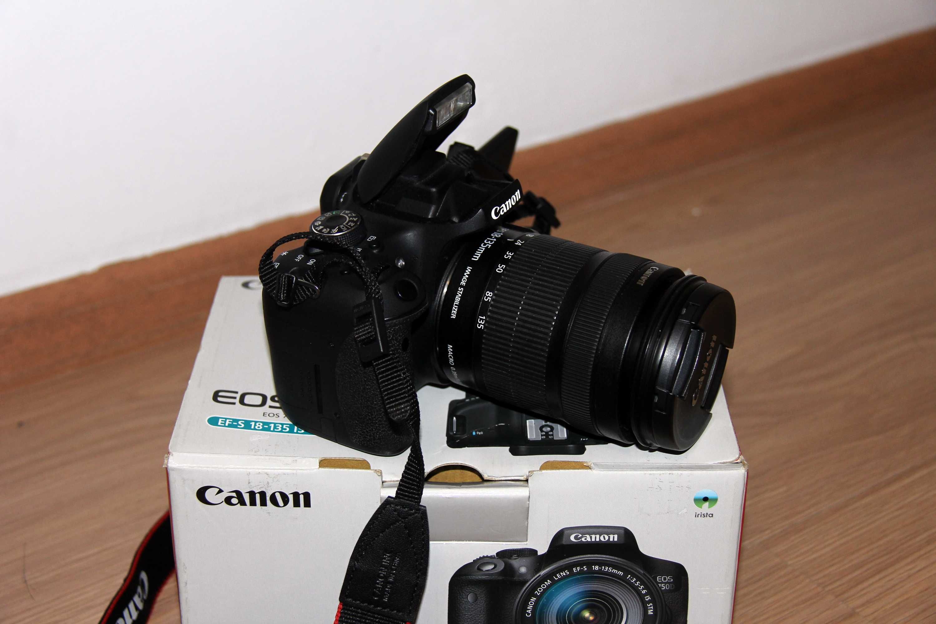 Профессиональный фотоаппарат Canon 750D 18-135mm STM. Новый