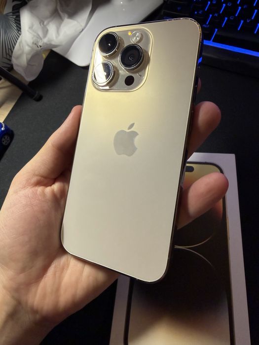 iPhone 14 Pro Gold 256GB Liber - zgarieturi ecran - Bat 85%