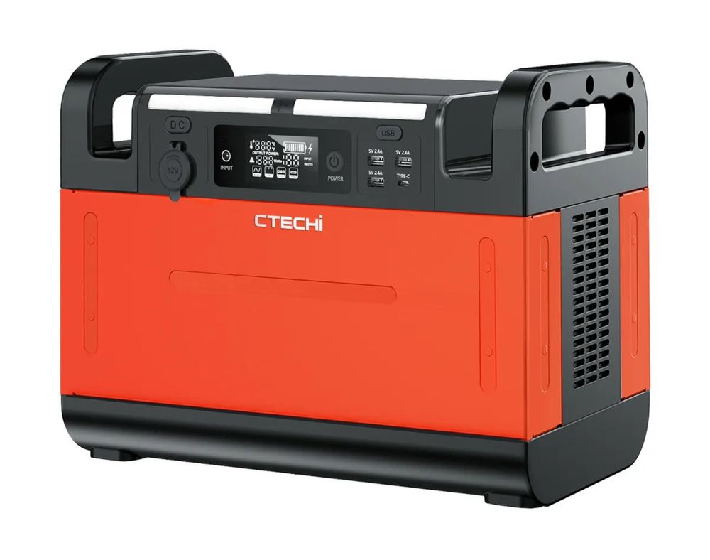 Портативная зарядная станция CTECHi GT1500 ИБП  power bank lifepo4