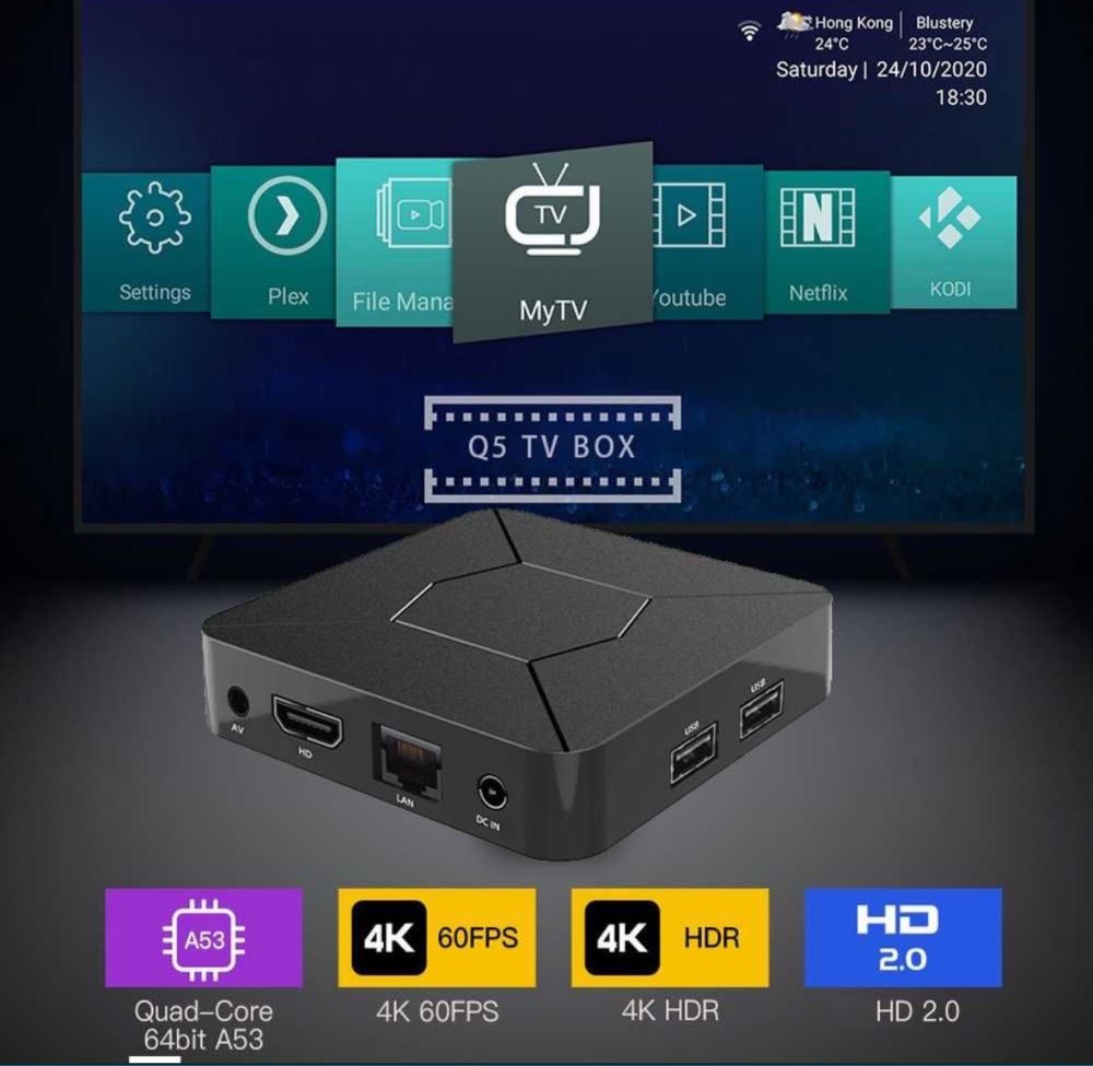 Q5 Smart Box Android Tv Смарт бох