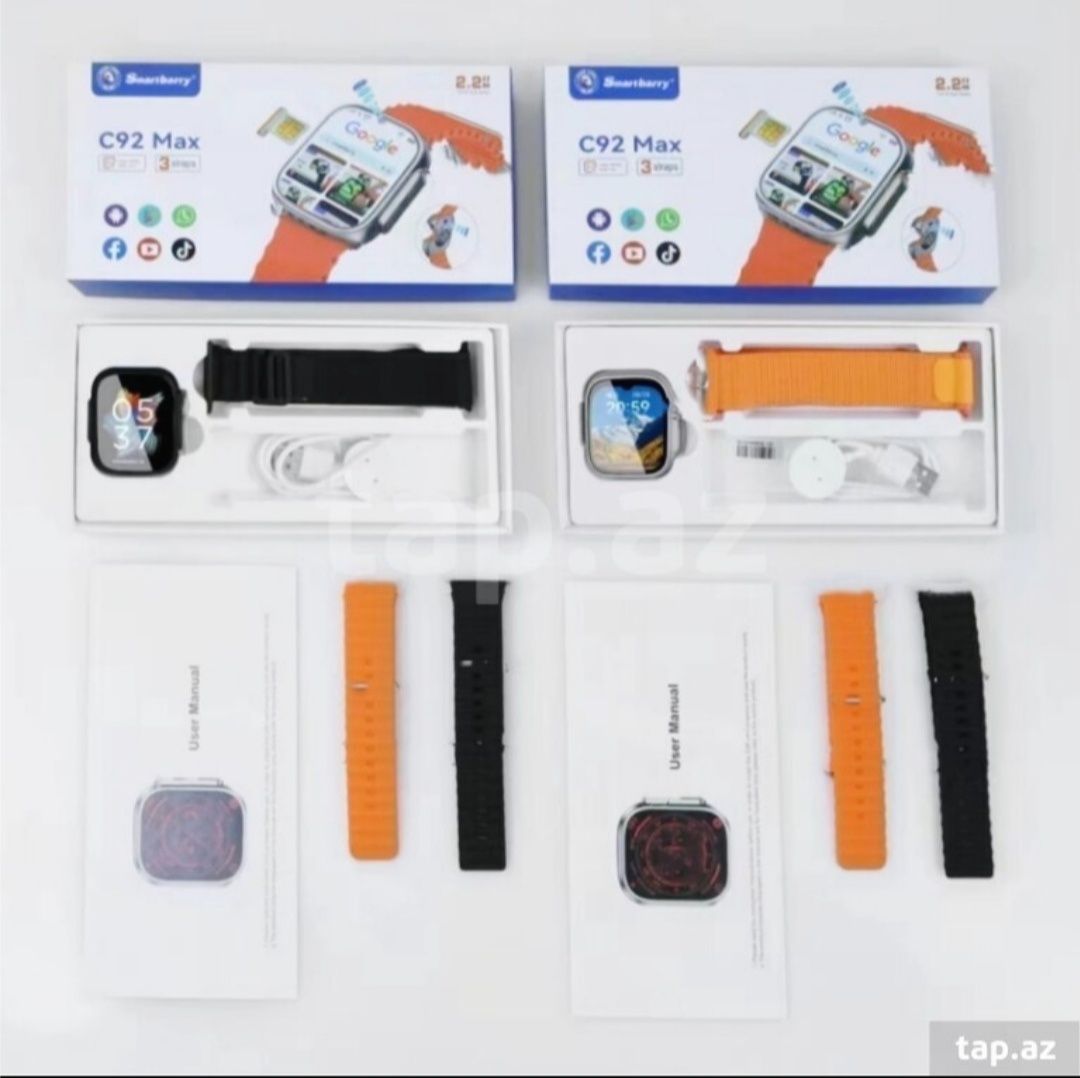 Smart Watch Smartbarry C92 Max, 6/64 GB, 4G Sim card,Умные смарт часы
