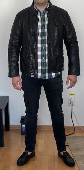 Geaca jacheta piele naturala Marc'o Polo