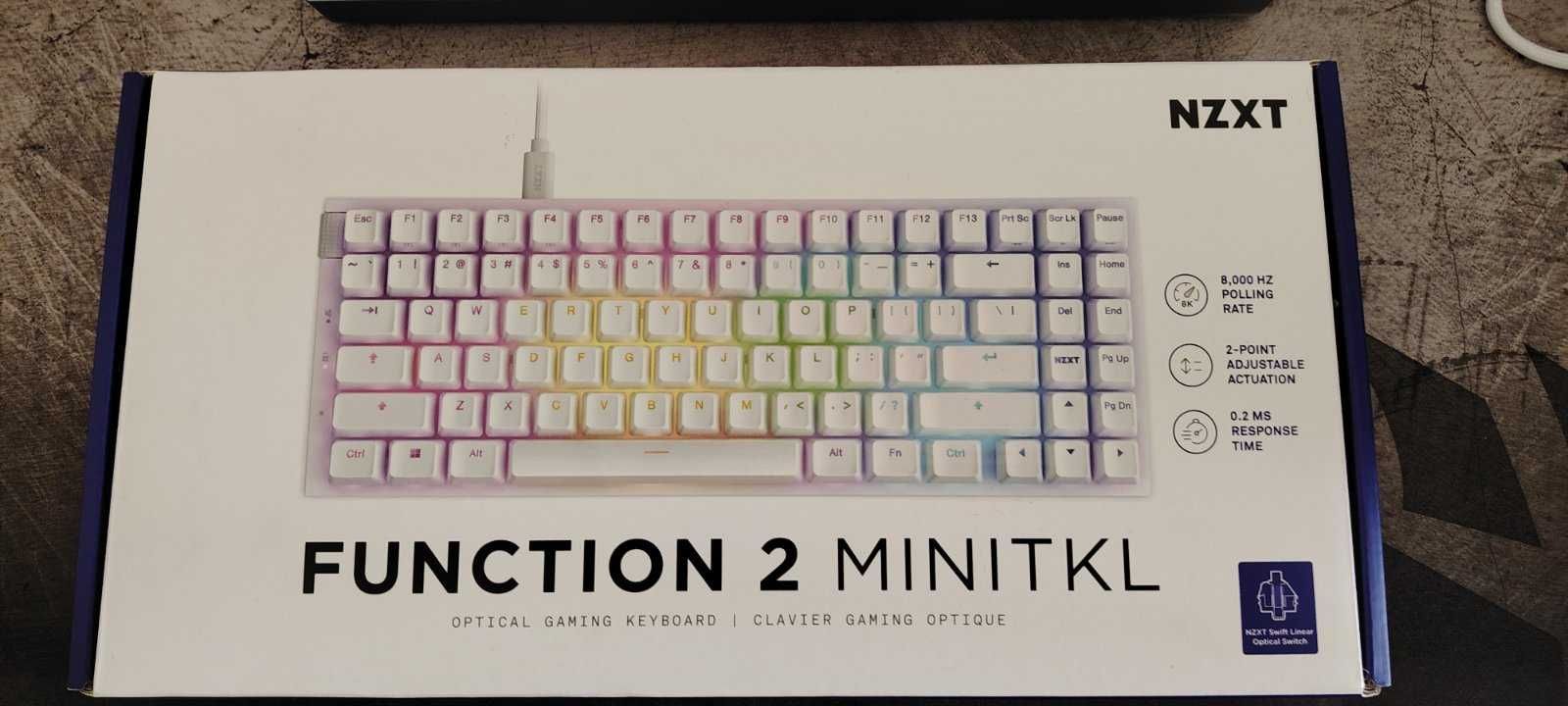 Механична клавиатура NZXT Function Mini TKL White