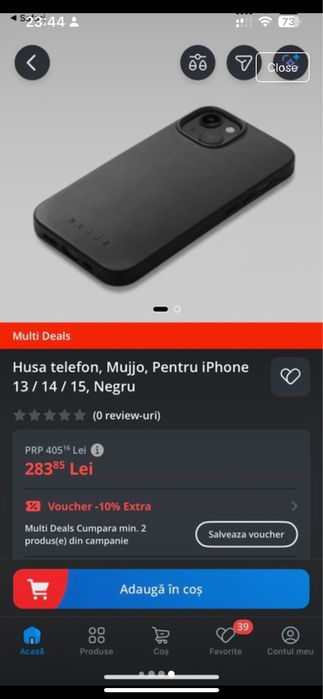 Husa piele mujjo iphone 14