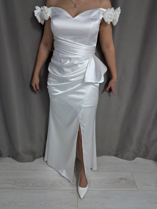 Vând rochie alba nr 38 -40
