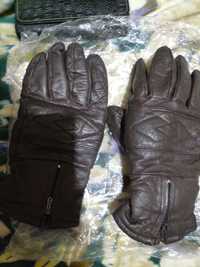 Краги ( перчатки), 100% кожа, большой размер.