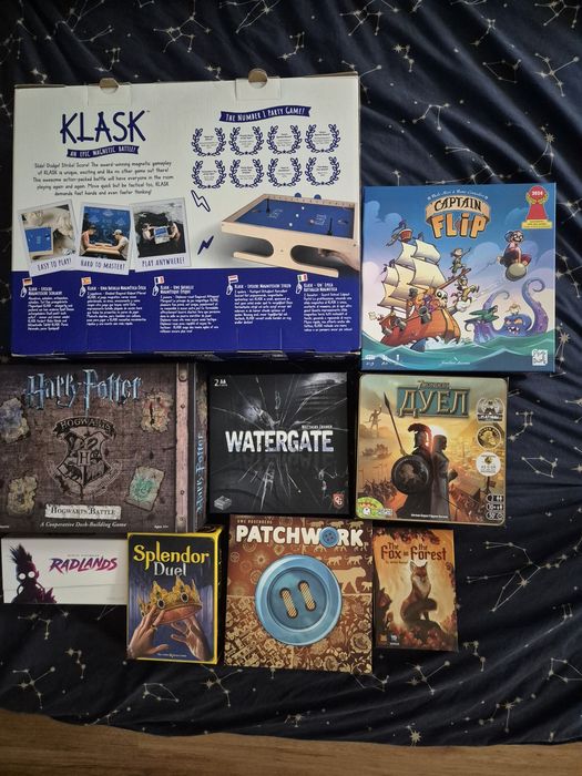 Настолни игри, Бордови игри, board games Harry Potter, Radlands, Klask