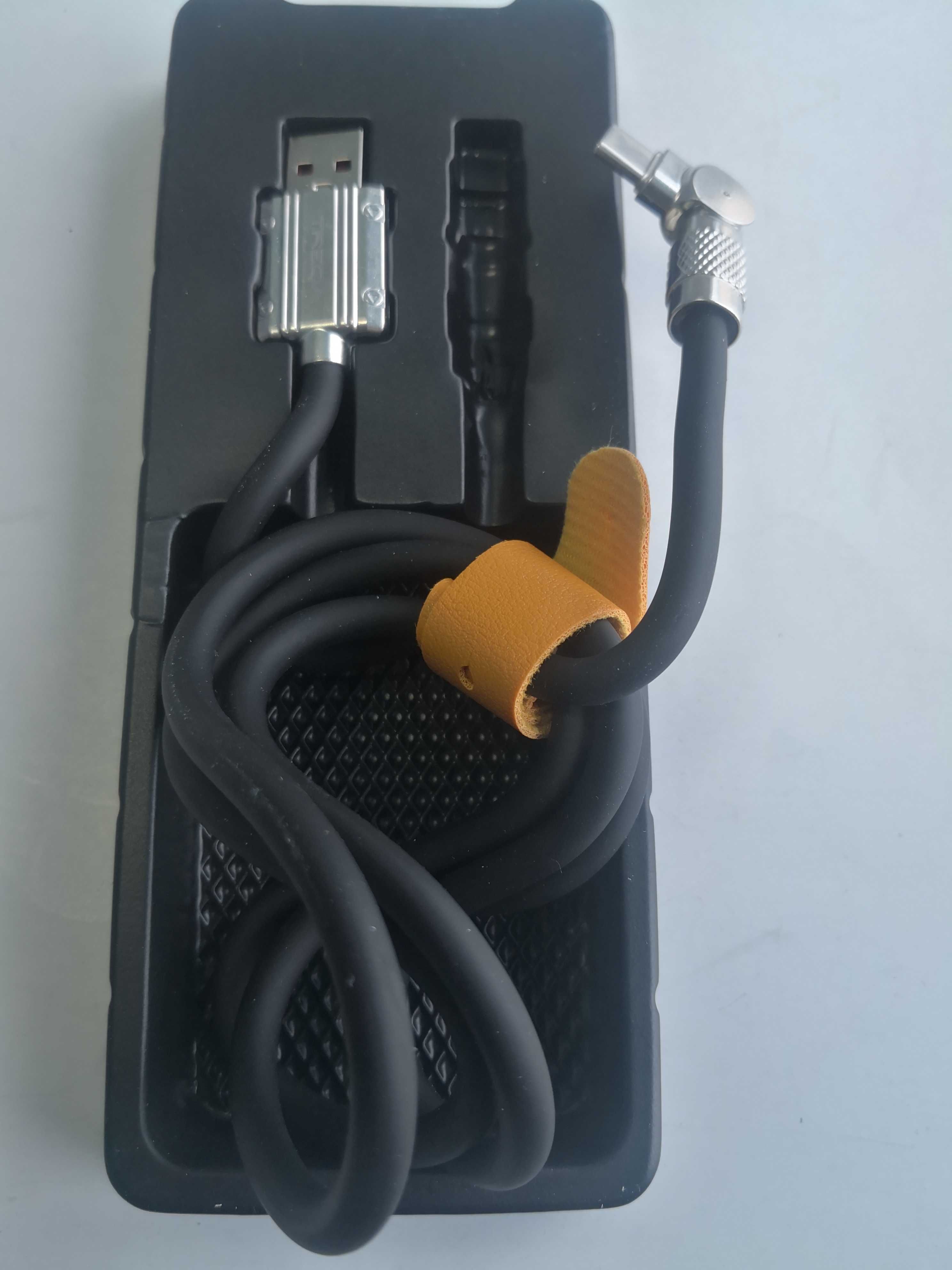 Cablu usb - micro usb/iphone/tip c de 120 W cu mufa rotativa
