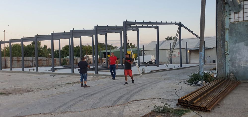 Hala pe structura  metalica pentru depozitare