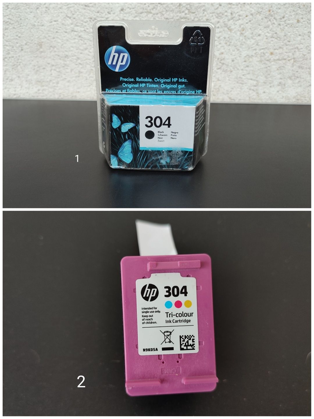 Cartus original imprimanta HP 304 N9K06AE negru si color deskjet envy