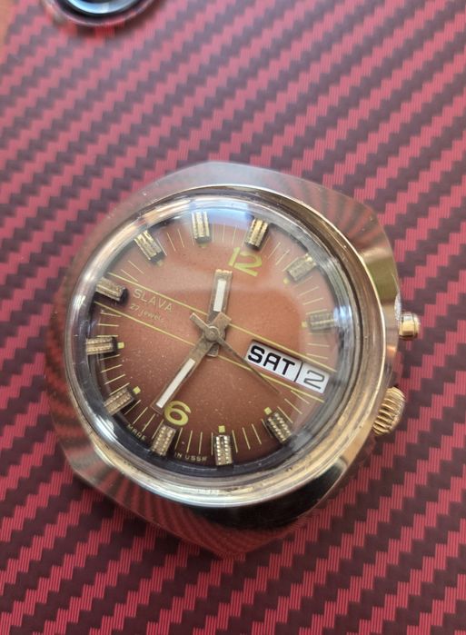 Ceas Slava Asimetric 27 Jewels Automatic (Seiko Omega Atlantic)