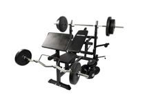 Banca Multifunctionala FITNESS + SET GREUTĂȚI 100 KG 30/31 MM