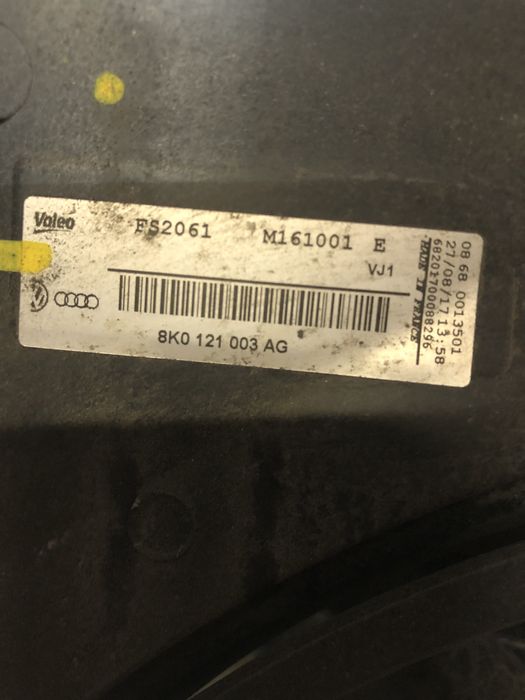 electroventilator audi a6 c7 2.0 2012