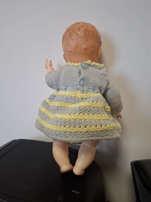 Papusa celuloid veche anii 1930-1950 Hong Kong 28 cm