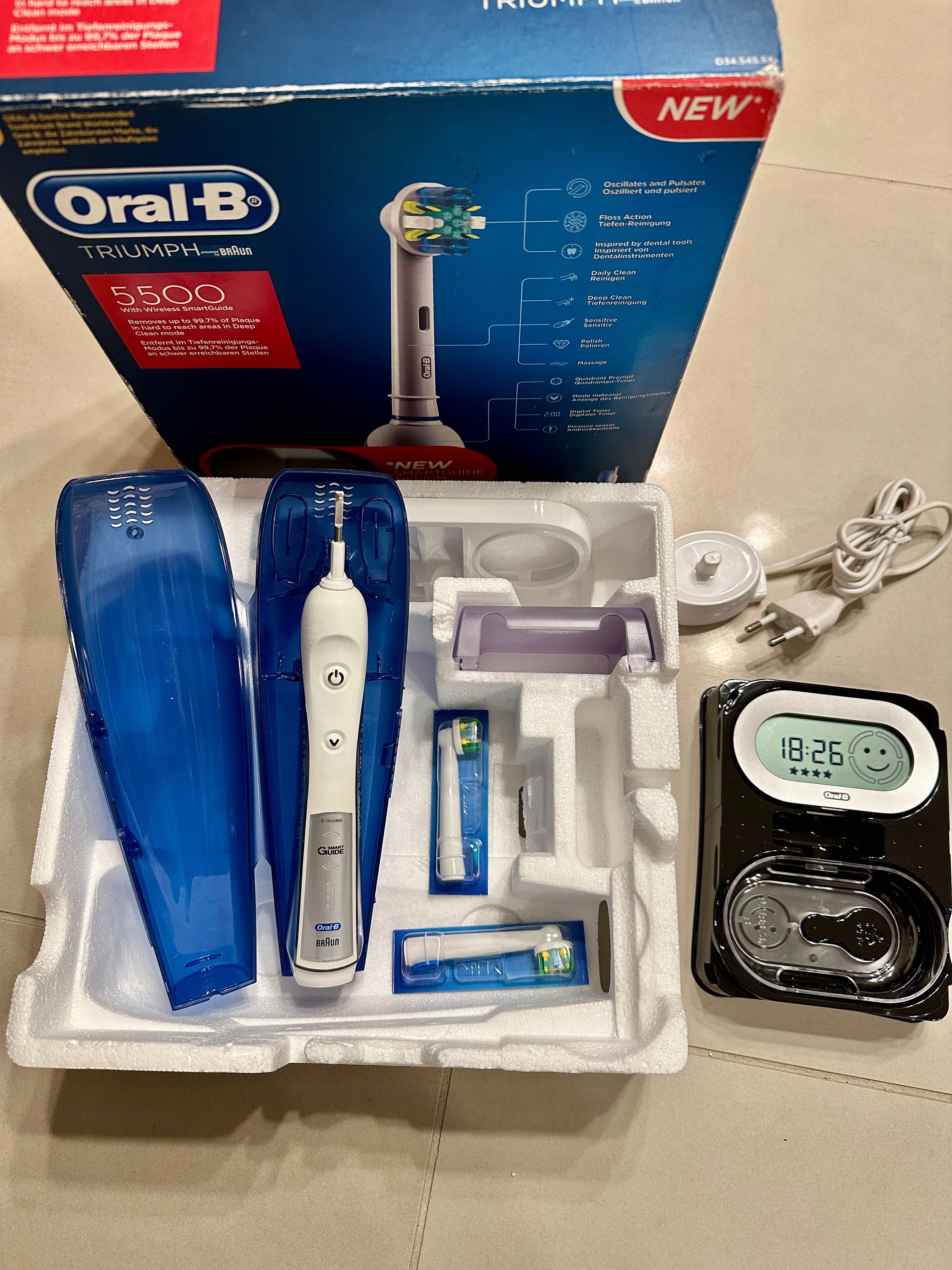 Електрическа четка за зъби Oral B Triumph 5500, Smart Guide