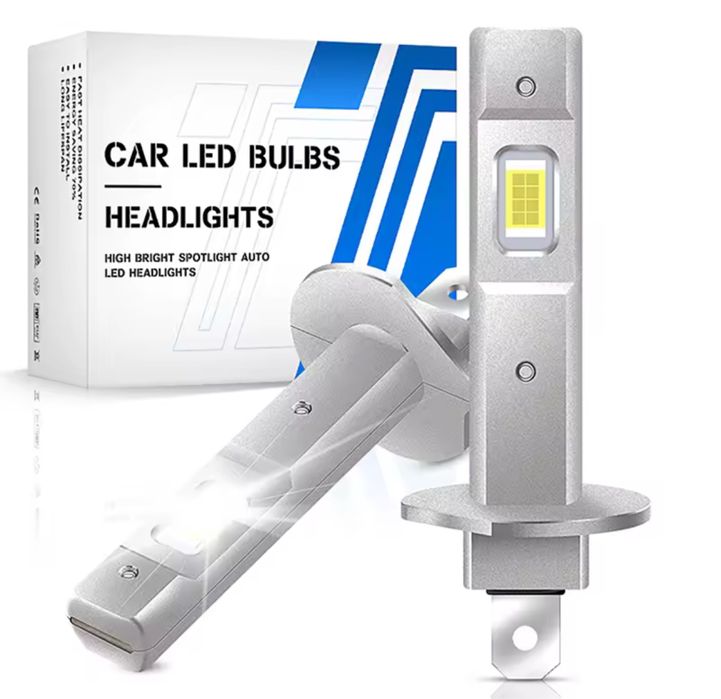 Set 2 becuri cu Led H7 / H1 / 1:1 / 180w / 20.000Lm / Model nou 2025