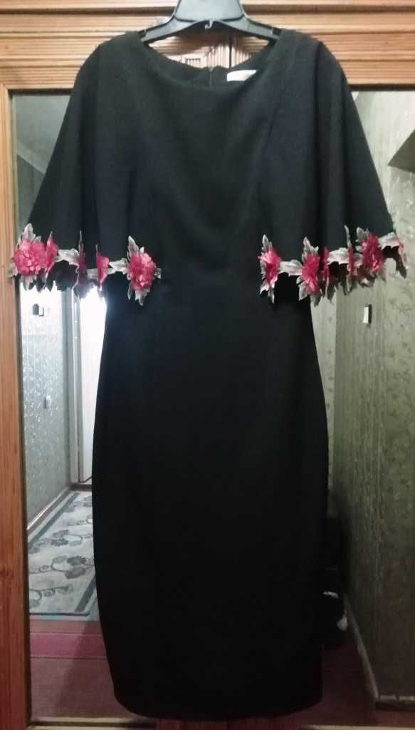 Платье черное новое Турция VICTORIA'G (Дизайн Италия), разм. 38 (46)