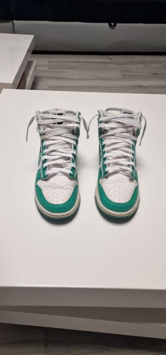 Dunk high verzi si albe