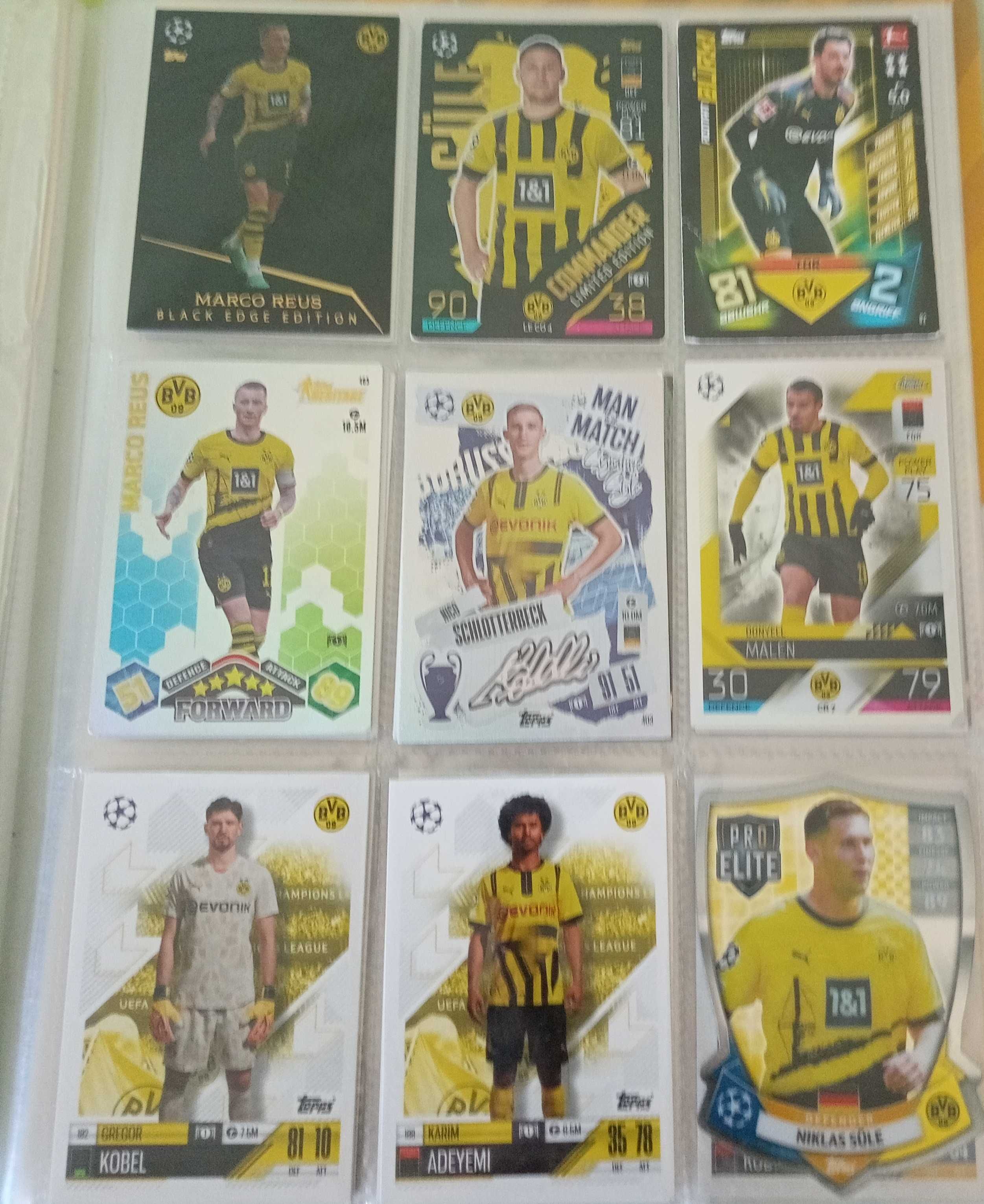 Topps Match Attax Cards season 2022/23,2024/25,2023/24