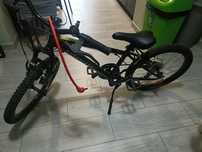 Bicicletă MTB Rockrider Explore 500 20" negru copii, 9-12 ani