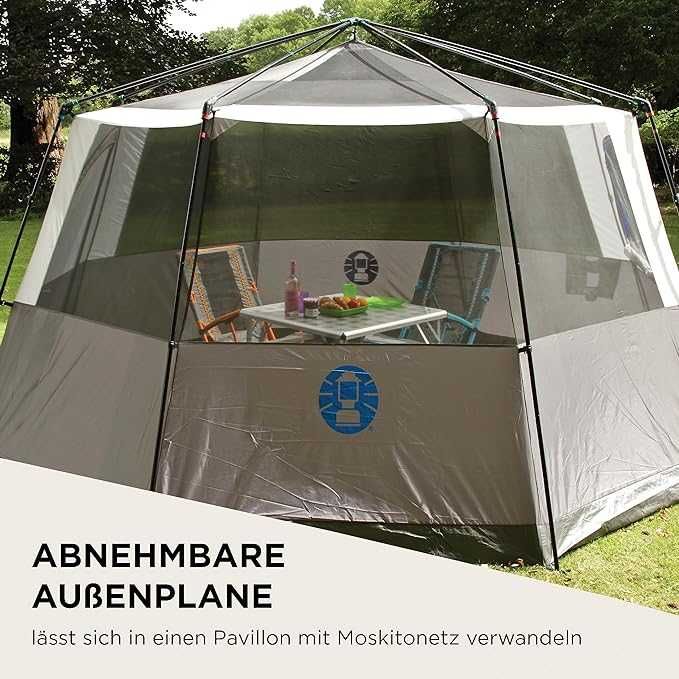 Coleman Octagon нови големи американски палатки с 360 градусова гледка