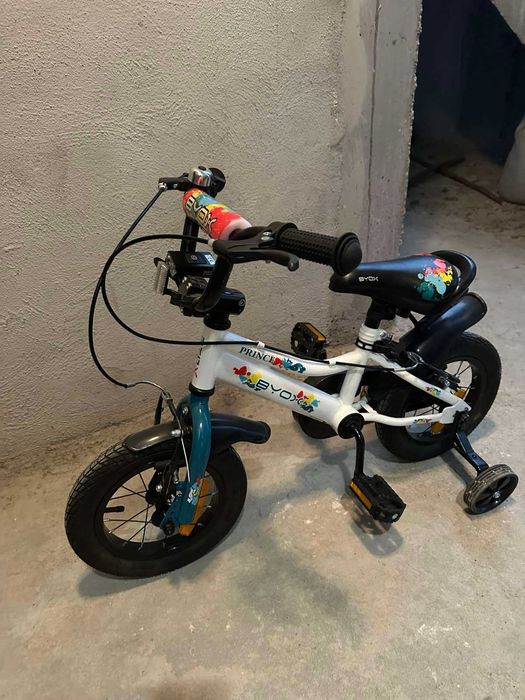 Детски велосипед Byox, Prince, бял, 3 години +