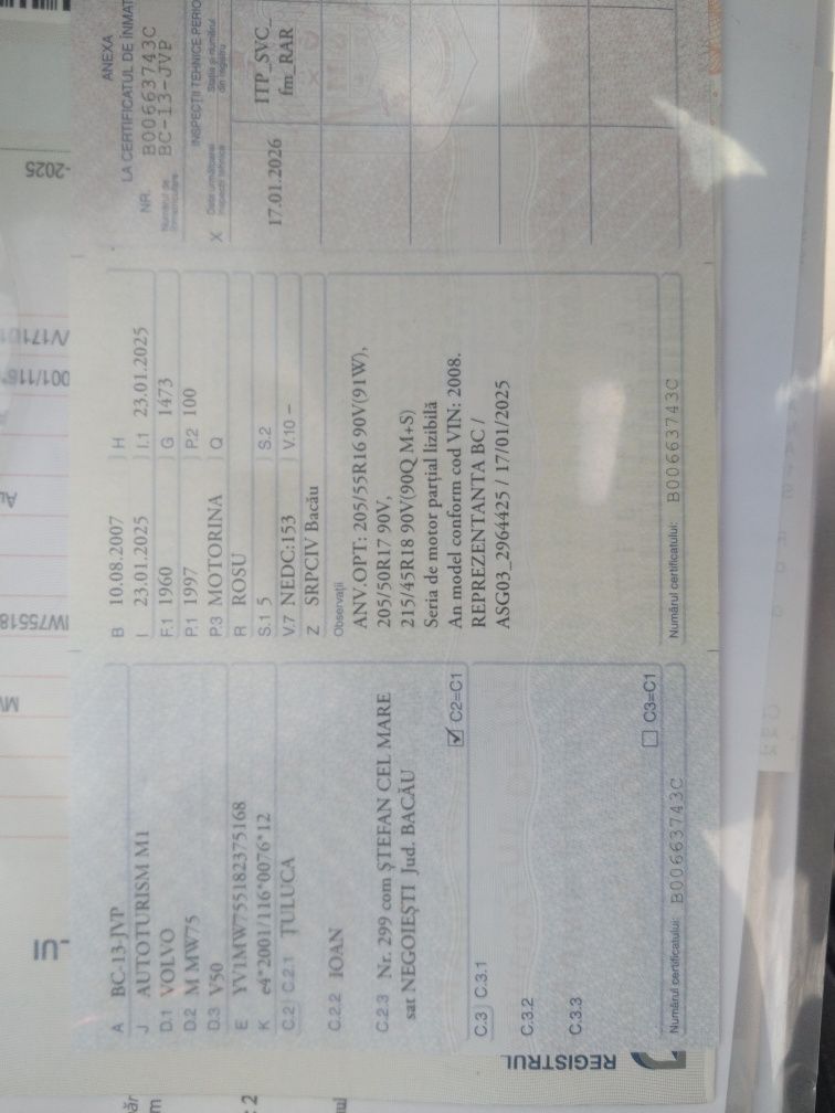 Volvo V50 înmatriculată în România in2024, stare foarte buna !