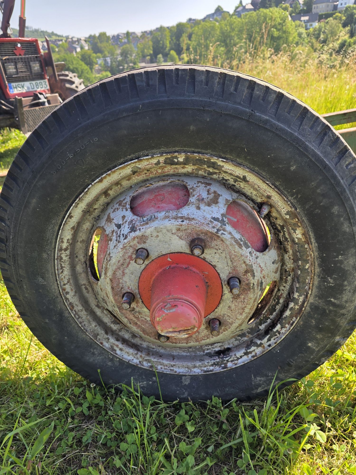 Remorca tractor o axa 4 tone