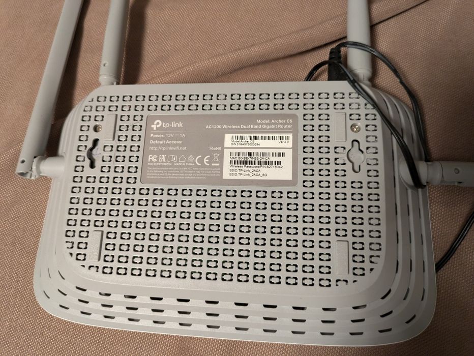 Router wireless dual band Gigabit TP Link - Archer C5 - stare perfecta