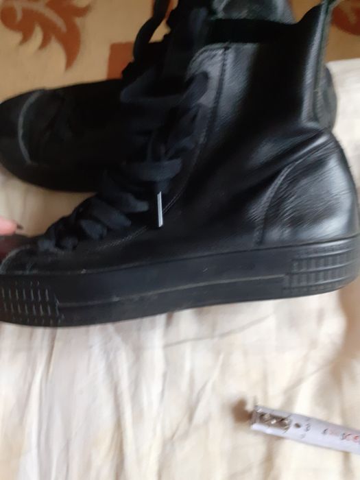 Ghete nr36 piele  negre