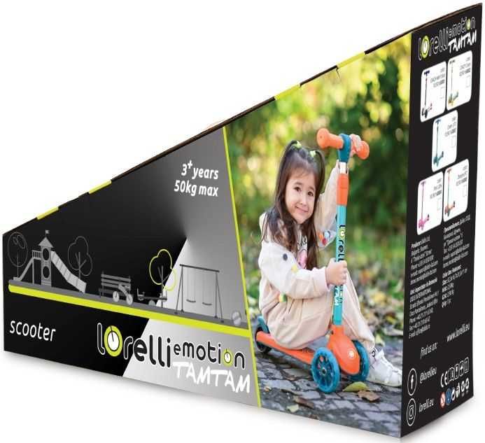 Тротинетка Lorelli - Tamtam със светещи гуми 3 цвята