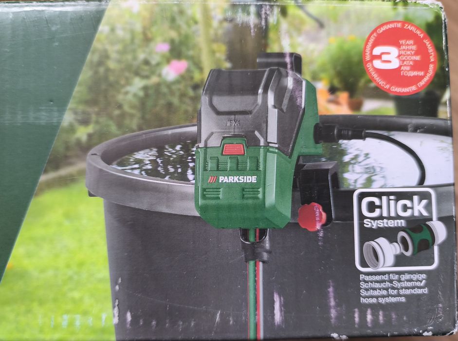 PARKSIDE - Акумулаторна Помпа за Дъждовна Вода