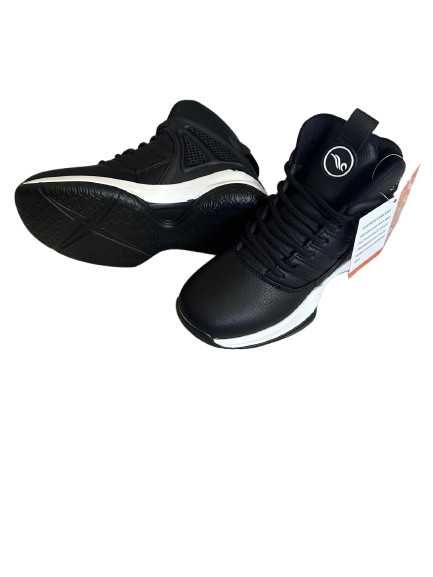 Ghete Sport Negru cu alb/Copii-Baieti/NR ramase :31/32/33/34/35/36