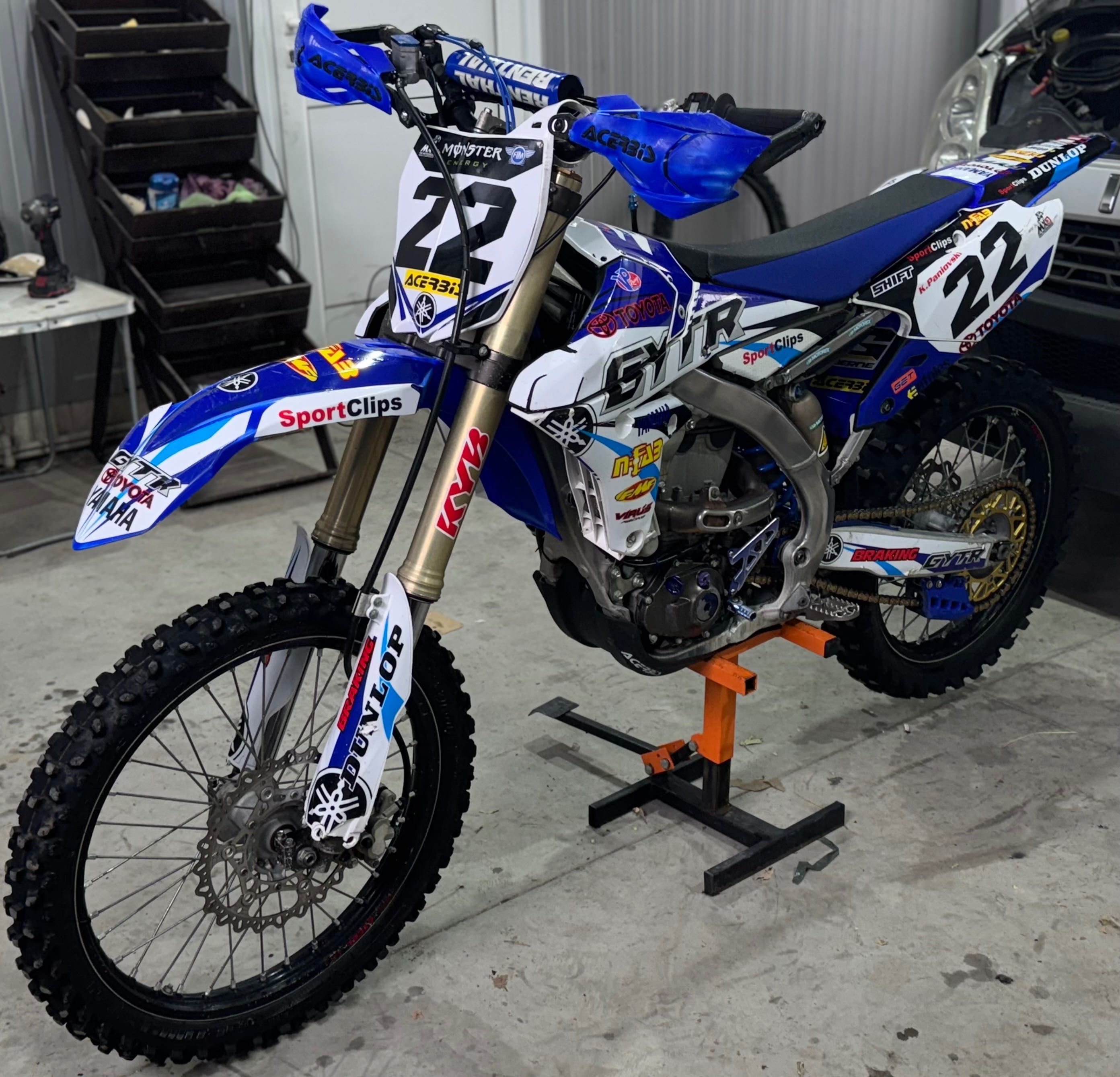 Yamaha YZF 450, 2017 г., инжекцион.