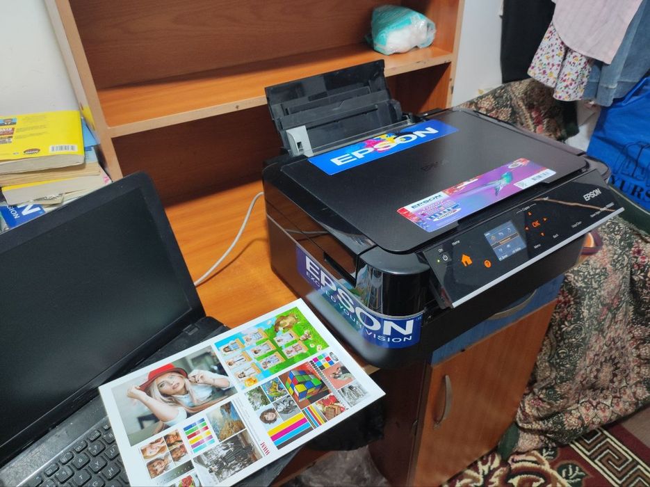 Epson 660 kopiya skanerli 6ta rangli professional kuchli printer.Yangi