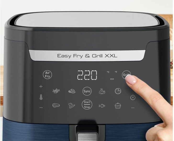 Friteuza cu aer cald XXL 6.5L 8 programe, grill integrat | 290825