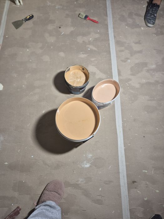 Persoana fizica vând, vopsea lavabila/ găleată 10 L și  Stucco Decor