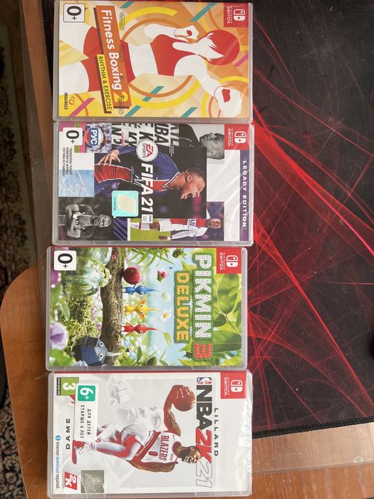 Прдам/обменяю новые игры на nintendo switch