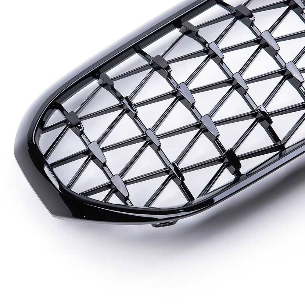 Бъбреци решетки Diamond style черен лак за BMW Серия 5 G30 G38 2020
