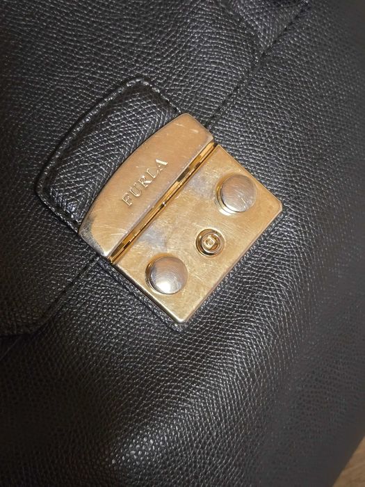 Furla Metropolis Medium Satchel Onyx 1 оригинална дамска чанта