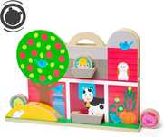 Дървена играчка Ферма с животни GO Tots плевня Melissa & Doug