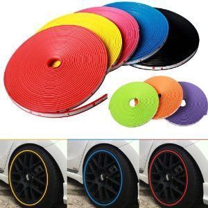 protectie janta rosie,albastru,negru dublu adeziva la rola de 8m