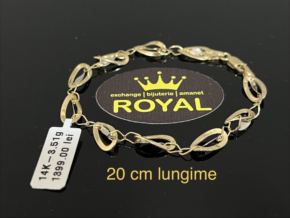 Bijuteria Royal CB : Bratara dama aur 14k 3,51 grame