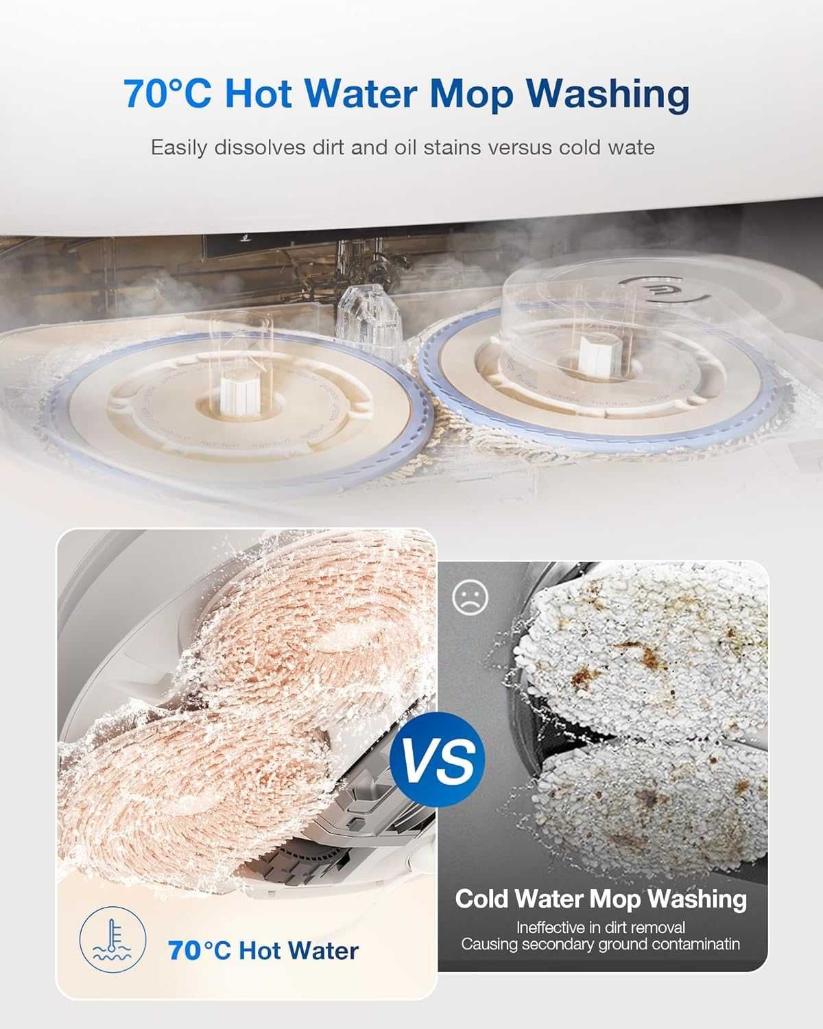 Прахосмукачка робот Ecovacs Deebot T30 PRO OMNI Auto Wash-Fill Station