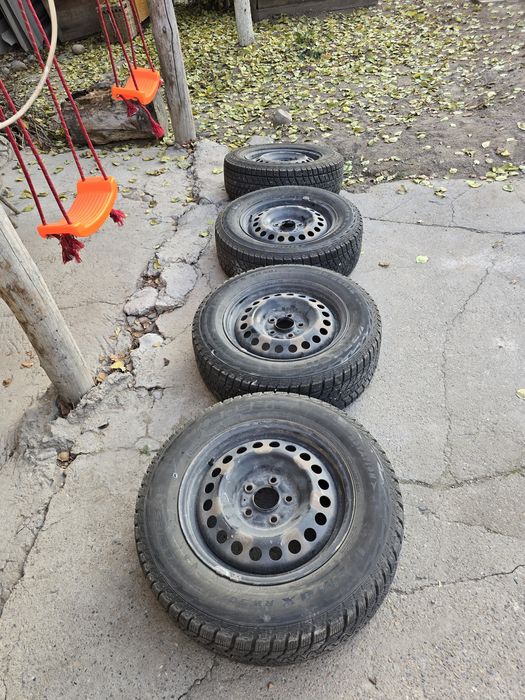 Диски + Шины зимние. Комплект. R16. 5×114.3. Хэндай, Киа.