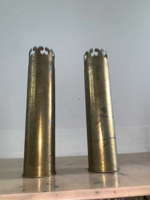 Set vaza din obuz tun