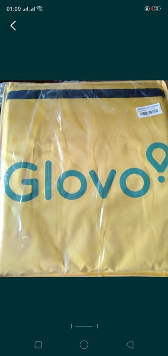 Продам сумку Glovo в новом состоянии, подходит для курьерской службы